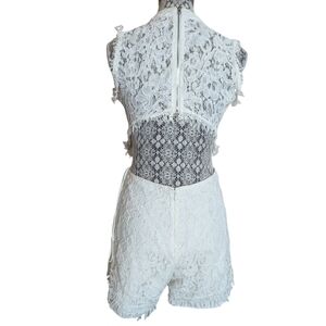 Alexis Cut Back Lace Romper